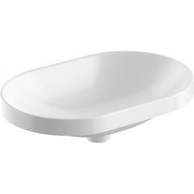 Geberit Variform 500731002 umywalka 60x40 cm owalna wpuszczana biała