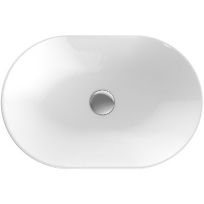 Geberit Variform 500731002 umywalka 60x40 cm owalna wpuszczana biała