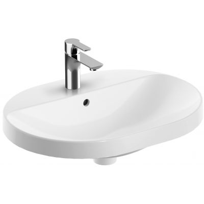 Geberit Variform 500732002 umywalka 60x45 cm owalna wpuszczana biała