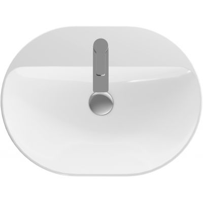 Geberit Variform 500732002 umywalka 60x45 cm owalna wpuszczana biała