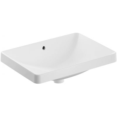 Geberit Variform 500736002 umywalka 55x40 cm prostokątna wpuszczana biała