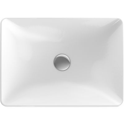 Geberit Variform 500739012 umywalka 55x40 cm prostokątna wpuszczana biała