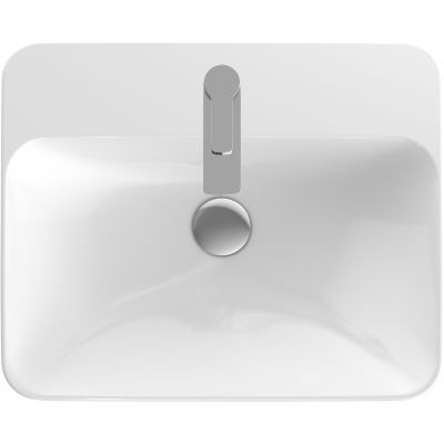 Geberit Variform 500742002 umywalka 55x45 cm prostokątna wpuszczana biała
