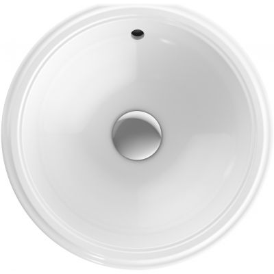 Geberit Variform 500745002 umywalka 33x33 cm okrągła podblatowa biała