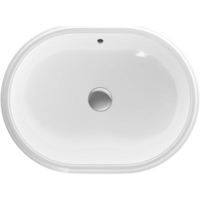 Geberit Variform 500757002 umywalka 55x40 cm owalna podblatowa biała