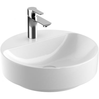 Geberit Variform 500770002 umywalka 45x45 cm okrągła nablatowa biała