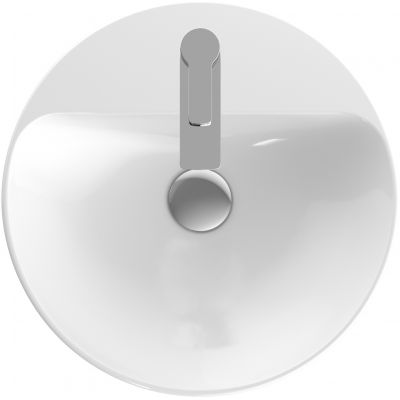 Geberit Variform 500770002 umywalka 45x45 cm okrągła nablatowa biała