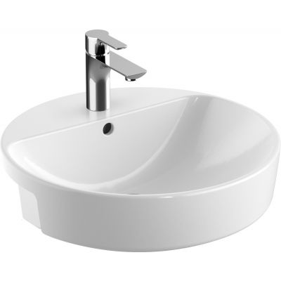 Geberit Variform 500782002 umywalka 50x50 cm okrągła wpuszczana biała