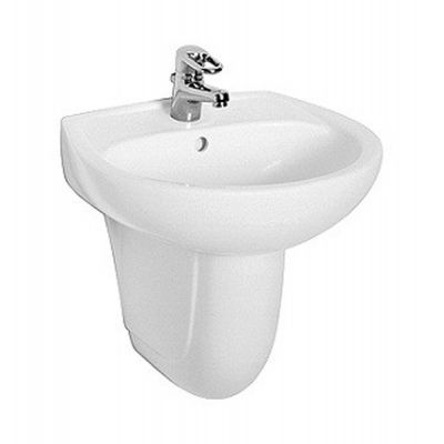 Koło Idol M11155000 umywalka 54.5x42.5 cm półokrągła ścienna biała