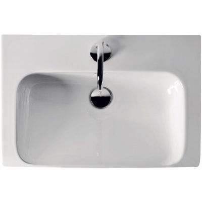 Kerasan Inka project 341101 umywalka 60x40 cm wpuszczana biała