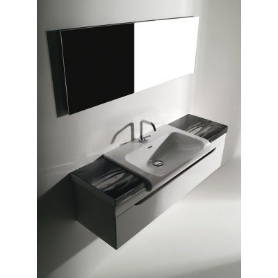 Kerasan Inka project 341101 umywalka 60x40 cm wpuszczana biała