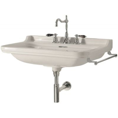 Kerasan Waldorf 4140K1 umywalka 60x55 cm prostokątna ścienna biała