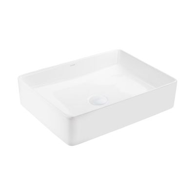 Ksuro 100 20804000 umywalka 47x36 cm prostokątna nablatowa biała