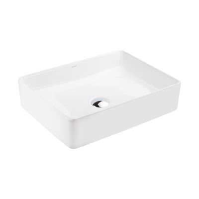 Ksuro 100 20804000 umywalka 47x36 cm prostokątna nablatowa biała