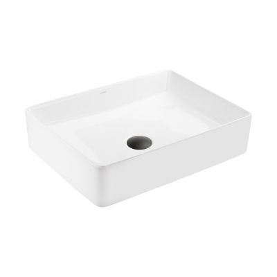 Ksuro 100 20804000 umywalka 47x36 cm prostokątna nablatowa biała