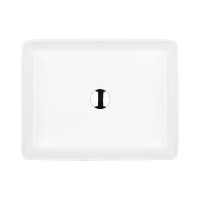 Ksuro 100 20804000 umywalka 47x36 cm prostokątna nablatowa biała