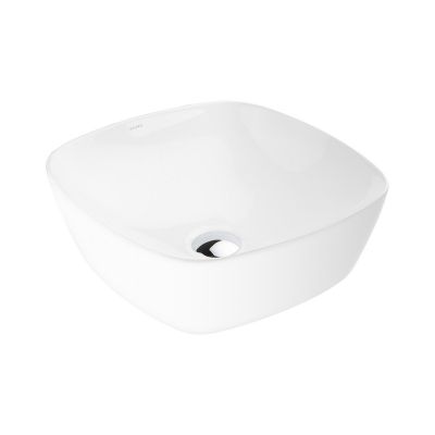 Ksuro 103 20007000 umywalka 40x40 cm kwadratowa nablatowa biała