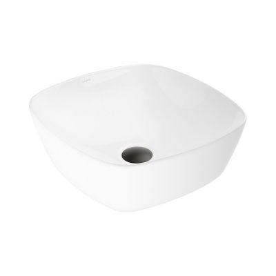 Ksuro 103 20007000 umywalka 40x40 cm kwadratowa nablatowa biała