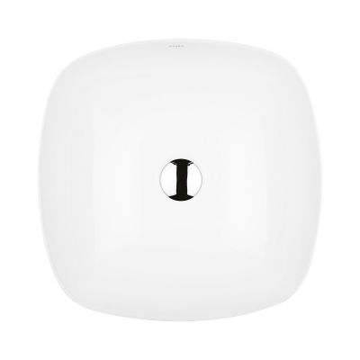 Ksuro 103 20007000 umywalka 40x40 cm kwadratowa nablatowa biała