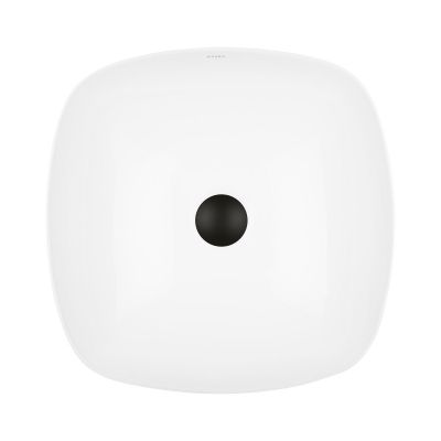 Ksuro 103 20007000 umywalka 40x40 cm kwadratowa nablatowa biała