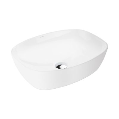 Ksuro 103 20008000 umywalka 49.5x38.5 cm prostokątna nablatowa biała