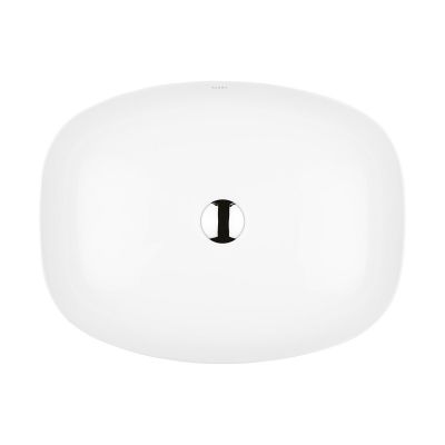 Ksuro 103 20008000 umywalka 49.5x38.5 cm prostokątna nablatowa biała