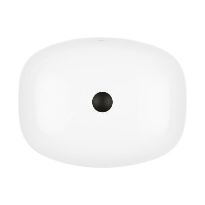 Ksuro 103 20008000 umywalka 49.5x38.5 cm prostokątna nablatowa biała