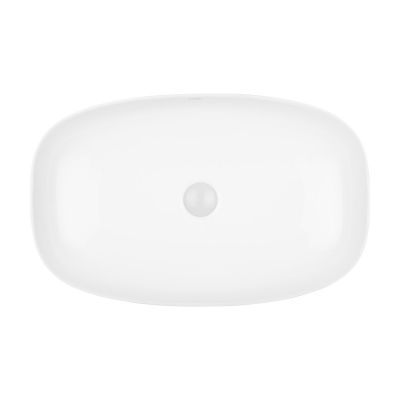 Ksuro 103 20809000 umywalka 60x38 cm prostokątna nablatowa biała