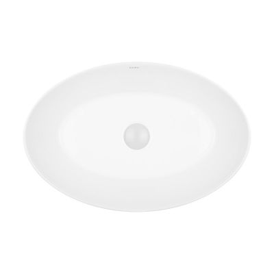 Ksuro 104 20010000 umywalka 52x34.5 cm owalna nablatowa biała