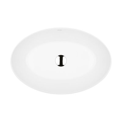 Ksuro 104 20010000 umywalka 52x34.5 cm owalna nablatowa biała