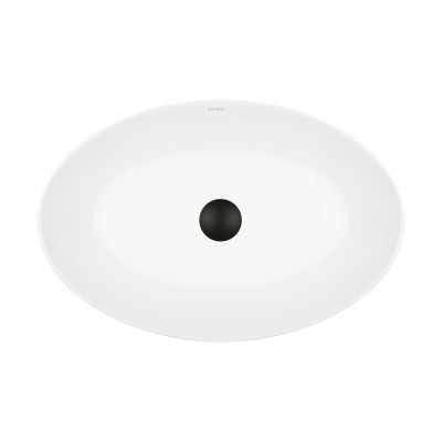 Ksuro 104 20010000 umywalka 52x34.5 cm owalna nablatowa biała