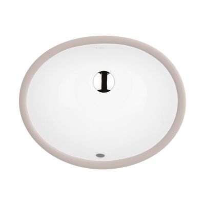 Ksuro 108 20813000 umywalka 38x30 cm owalna podblatowa biała