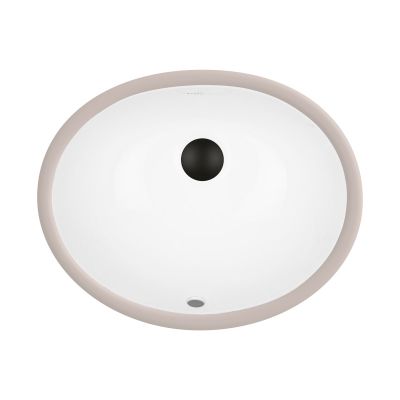 Ksuro 108 20813000 umywalka 38x30 cm owalna podblatowa biała