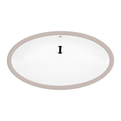 Ksuro 110 20815000 umywalka 68x34 cm owalna podblatowa biała