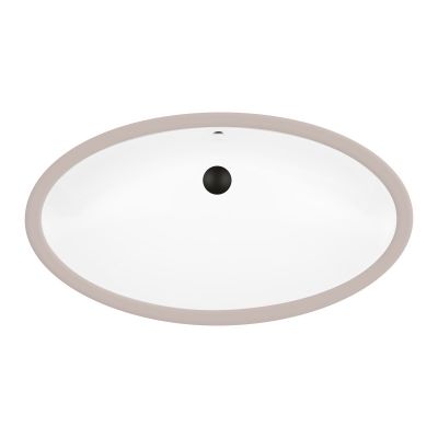 Ksuro 110 20815000 umywalka 68x34 cm owalna podblatowa biała