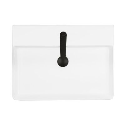 Ksuro 100 21000000 umywalka 59x43.5 cm prostokątna nablatowa biała