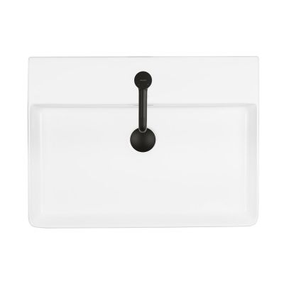 Ksuro 100 21000000 umywalka 59x43.5 cm prostokątna nablatowa biała