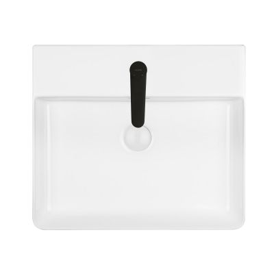 Ksuro 100 21801000 umywalka 50.5x43 cm prostokątna nablatowa biała