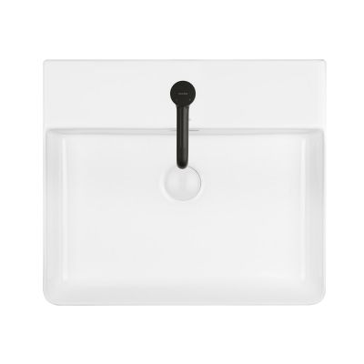 Ksuro 100 21801000 umywalka 50.5x43 cm prostokątna nablatowa biała