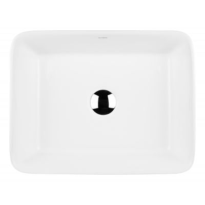 Oltens Forde 40314000 umywalka 48x37 cm prostokątna nablatowa biała