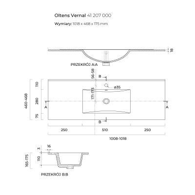 Zestaw Oltens 41207000, 60004000