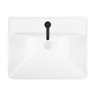 Oltens Kolma 41708000 umywalka 61x47.5 cm prostokątna wpuszczana biała