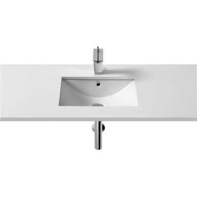 Roca Diverta A327114000 umywalka 50x38 cm prostokątna wpuszczana-podblatowa biała