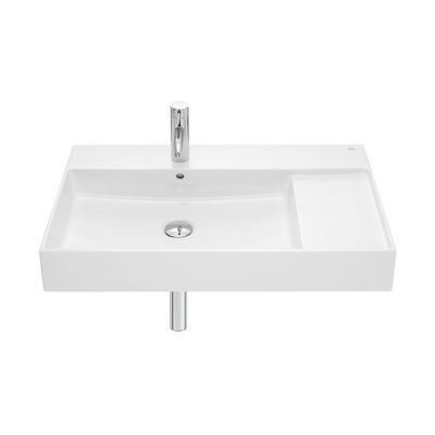 Roca Inspira A32752B000 umywalka 80x49 cm prostokątna ścienna biała