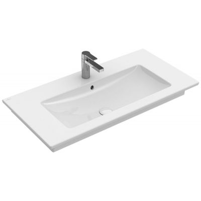 Villeroy & Boch Venticello 4104AJ01 umywalka 100x50 cm prostokątna ścienna-meblowa-z blatem biała