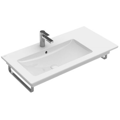 Villeroy & Boch Venticello 4134L301 umywalka 100x50 cm prostokątna ścienna-meblowa-z blatem biała
