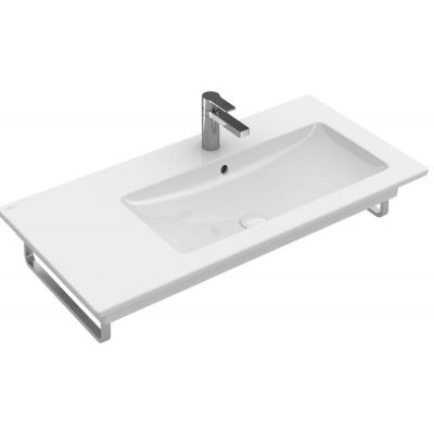 Villeroy & Boch Venticello 4134R301 umywalka 100x50 cm prostokątna ścienna-meblowa-z blatem biała