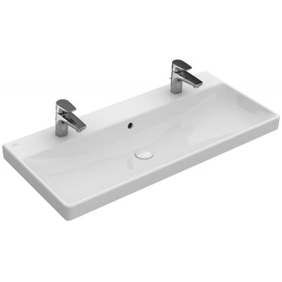 Villeroy & Boch Avento 4156A4R1 umywalka 100x47 cm prostokątna ścienna-meblowa biała
