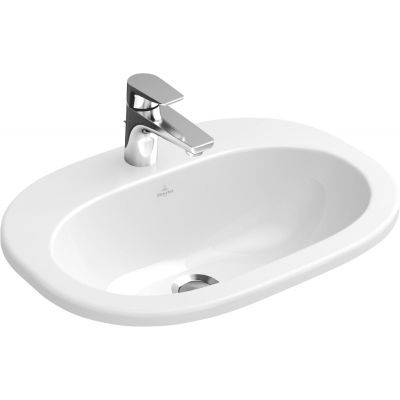 Villeroy & Boch O.Novo 41615601 umywalka 56x40.5 cm owalna wpuszczana biała