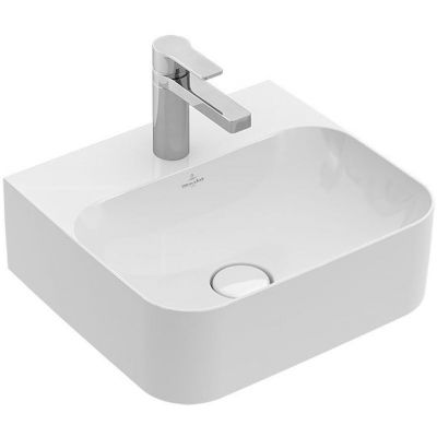 Villeroy & Boch Finion 43644LR1 umywalka 43x39 cm prostokątna ścienna-meblowa-nablatowa biała